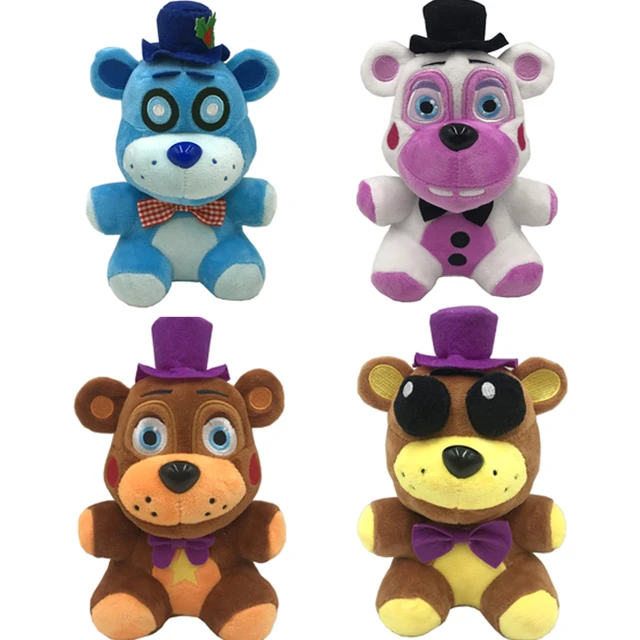 New Fnaf Plush Toys Kawaii Freddys Animal Foxy Bonnie Bear Ribbit Stuffed  Plush Toys In Stock Plush Birthday Gift For Kids - Real Life Plush -  AliExpress