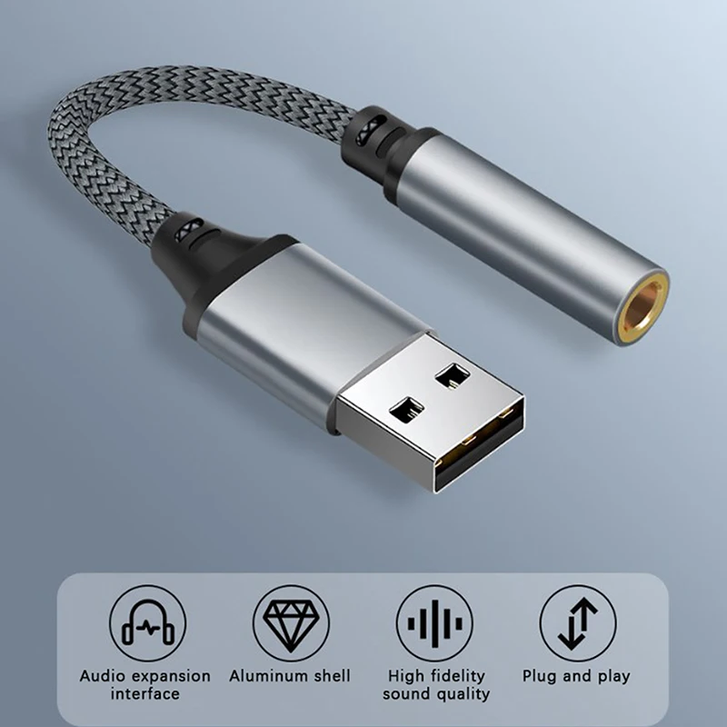 PC ƮϿ USB   ī, 3.5mm    ,  ũ  , USB-3.5mm  ̺
