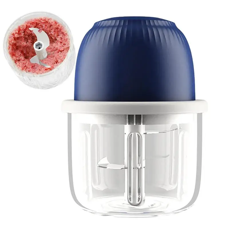 Electric Garlic Chopper, Portable Cordless Mini Food Processor, Rechar –  KitchekShop