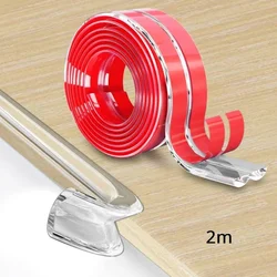 Transparent Soft Corner Protector & Edge Guard for Baby Safety, Self - Adhesive Bumper Strip (2M)