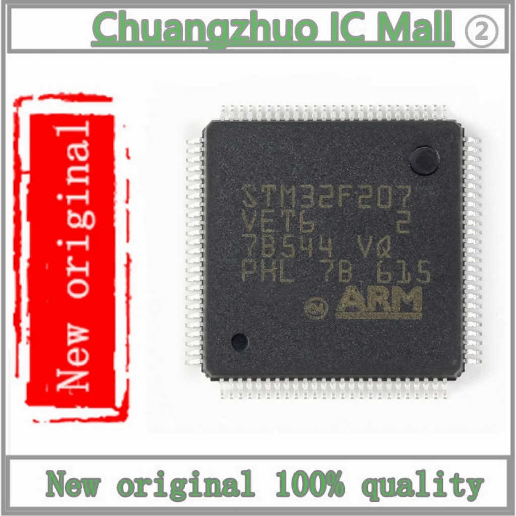 1PCS/lot STM32F207VET6 STM32F207 IC MCU 32BIT 512KB FLASH 100LQFP IC Chip New original