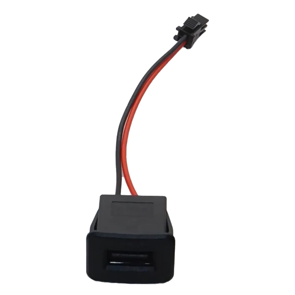 

With Charger Socket USB Power Connector Easy Installation Fireproof Plug-in Installation USB Charging Port Connector