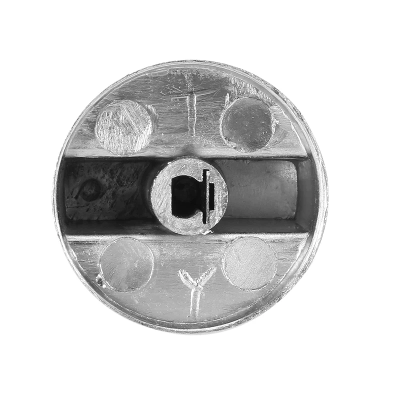 Stoves Cooker Knobs,Oven Knob(8Pcs),6Mm Universal Silver Gas Stove Control Knobs Adaptors Oven Rotary Switch