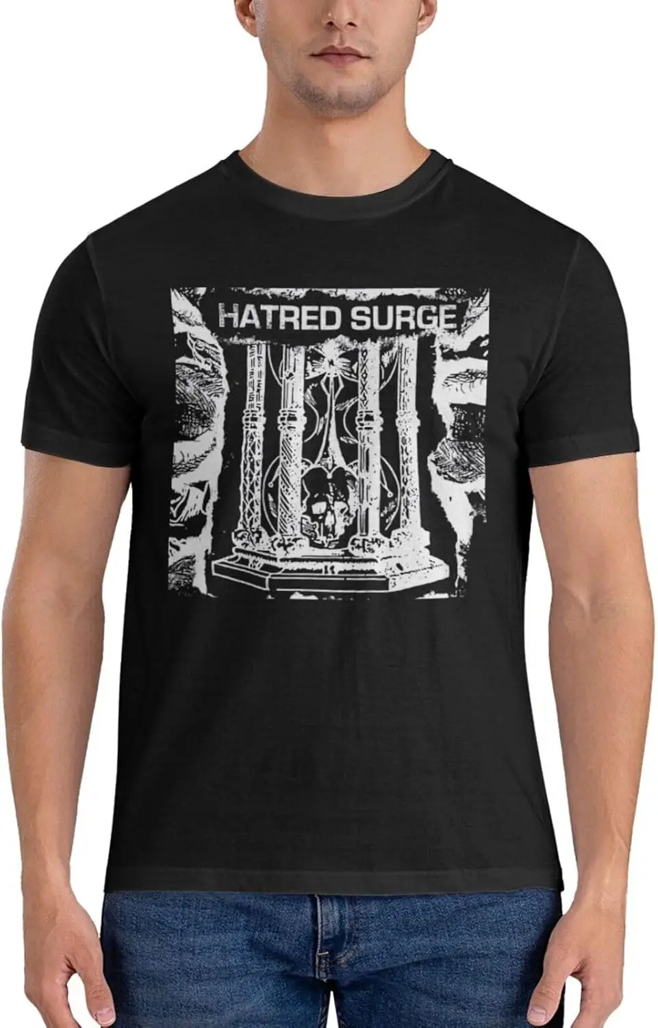 

Men's Short Sleeve Casual Cotton T-Shirt Loose Convenient Top
