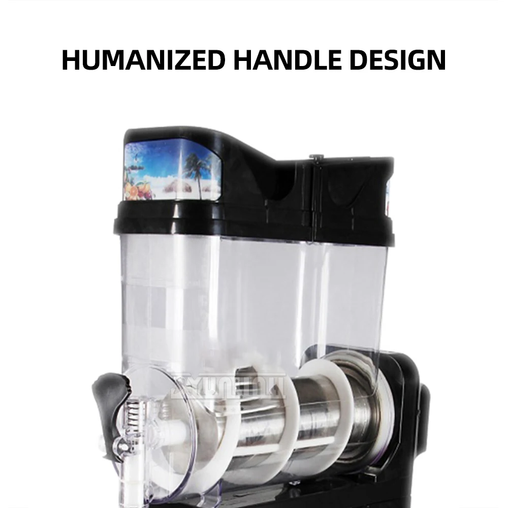 Version 15L Commercial Smoothie Maker Blender Single Cylinder Slush Machine Maquina De Nieve Shlushy