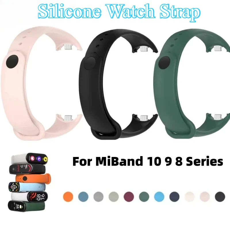 Silicone Sport Watch Strap - Durable Wristband Bracelet
