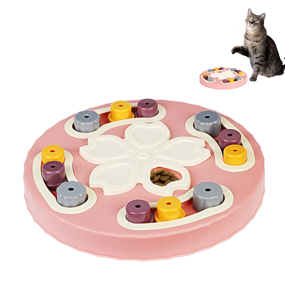 

Food Dispenser Interactive Increase Puppy IQ Slow Feeder NonSlip Bowl Pet Accessories Dog Puzzle Toys Pet Cat Dogs Training Game