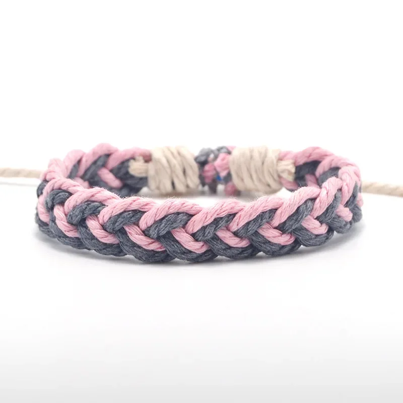 Classical Ethnic Handmade Bracelet Summer Beach Braid String Cotton Wrap Woven Rope Friendship 1pc For Women Men bracelet jewelry