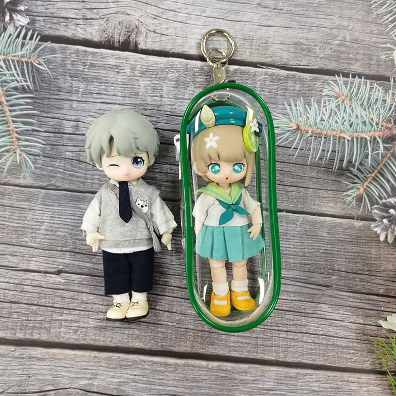 Clear Nendoroid Doll Bag Transparent Pouch for OB11 BJD Anime Cartoon Dolls DIY Toys doll bag