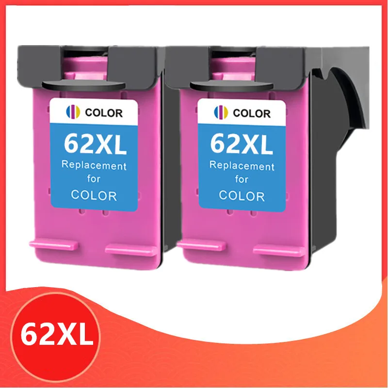 

62XL Ink Cartridge Compatible for HP 62 XL for HP62 for HP Envy 5540 5640 7640 5646 5541 5740 5742 5745 200 250 Printer