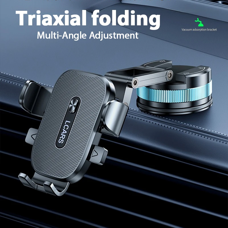 Universal Car Phone Holder 360 Adjustable Rotation Dashboard Suction Cup Mount for Smartphone Navigation Vehicle Accessory