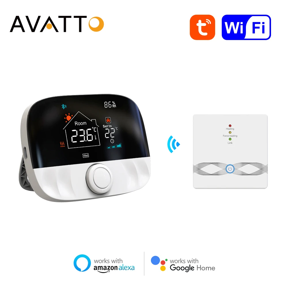 Room Heating Gas Boiler Actuator | Avatto Wireless Thermostat | Thermostat  Wifi Boiler - Automation Modules - Aliexpress