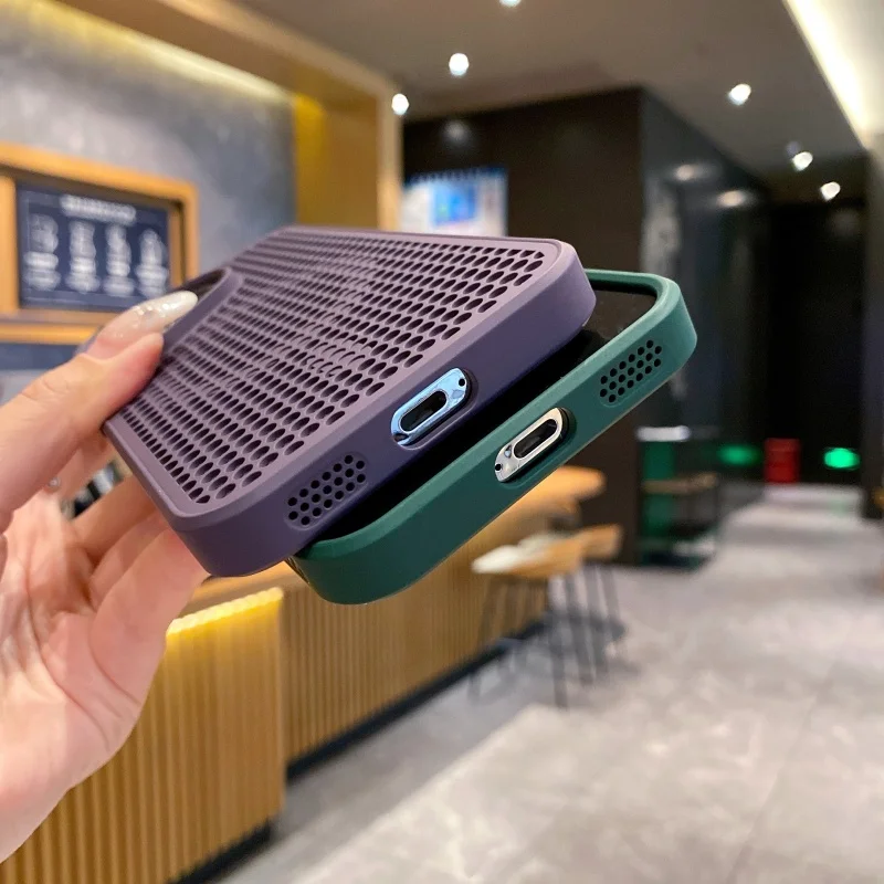 Matte Cooling Honeycomb Grid Magnetic Case - Pure Hard Cover