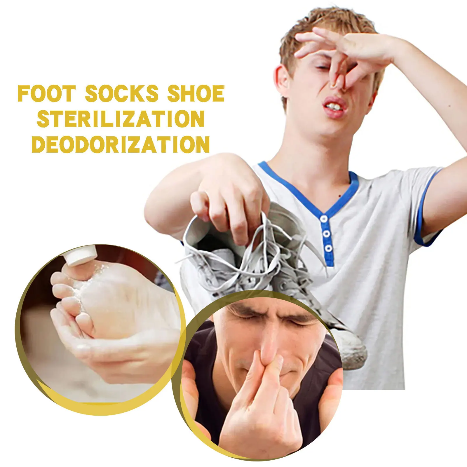 Shoes Deodorant Paste Deodorant Foot Odor Prevention Foot Sweat Sports Shoes Smelly Insole PasteLemon FreshLemon Freshness