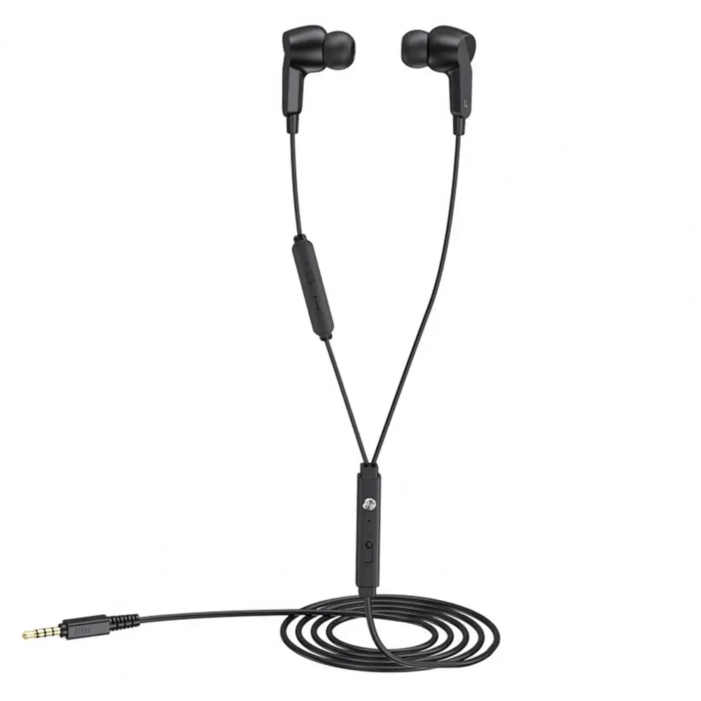 Superior Phone Headset Black Color with Microphone Wide Compatible Sports Earbuds Phone Supplies images - 6