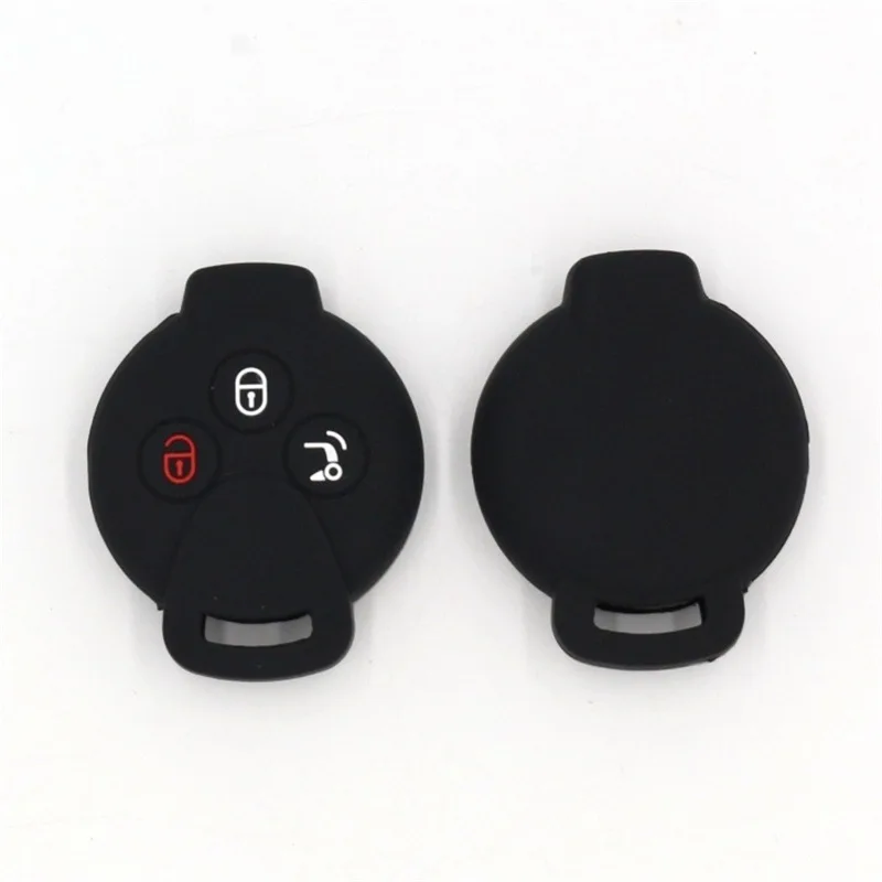 Silicone Car Key Case Cover for Benz Smart Fortwo Forfour 2009
