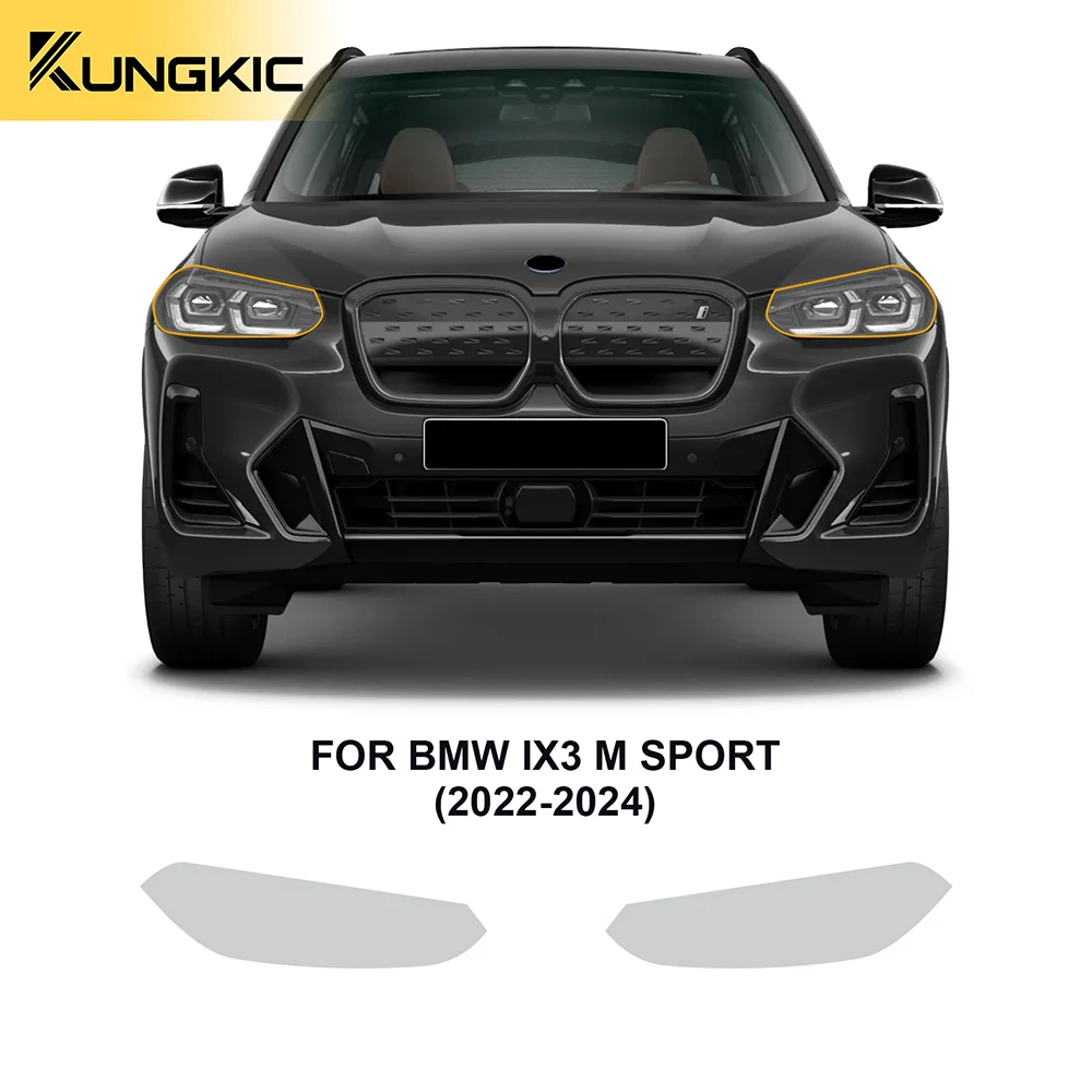 

Невидимая Защитная пленка для автомобильных фар с защитой от царапин и порезов, из ТПУ, PPF, для BMW IX3 M Sport 2022 2023 2024