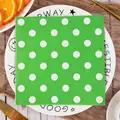 20pcs-33x33cm-green