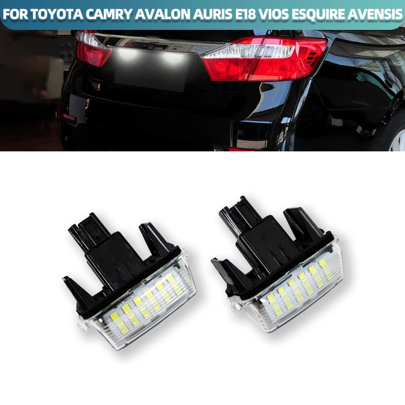 Per Toyota Auris E18 Esquire Avensis Esquire Ez Noah Proace City Sai 2Pc Led Targa Lampade Luminose