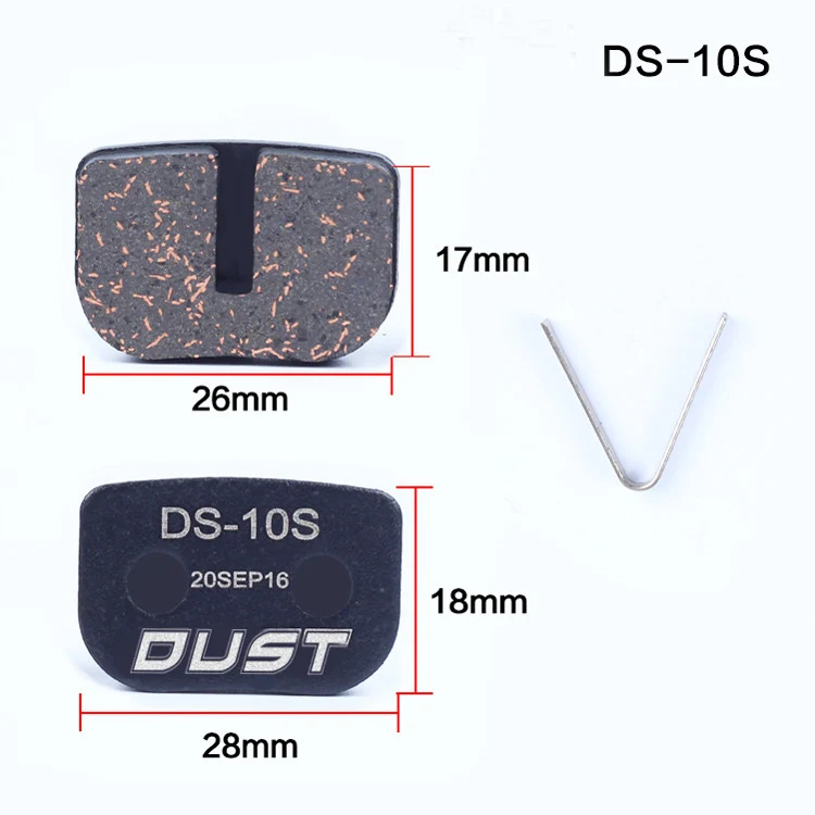 1 Pair Copper Full-metallic Disc Brake Pads Kit For Giant Twins Da6 Da7 Giant At