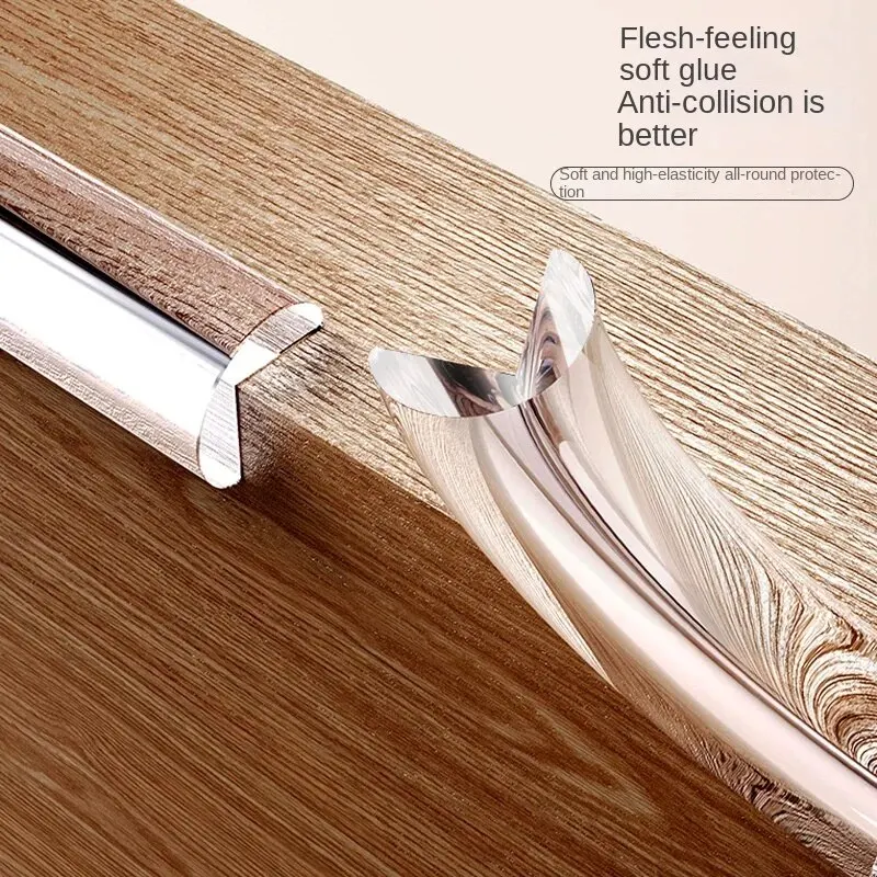 Table Edge Protector 1/2/3M Self Adhesive Transparent Kids Collision Proof Soft Bumper Baby Safety