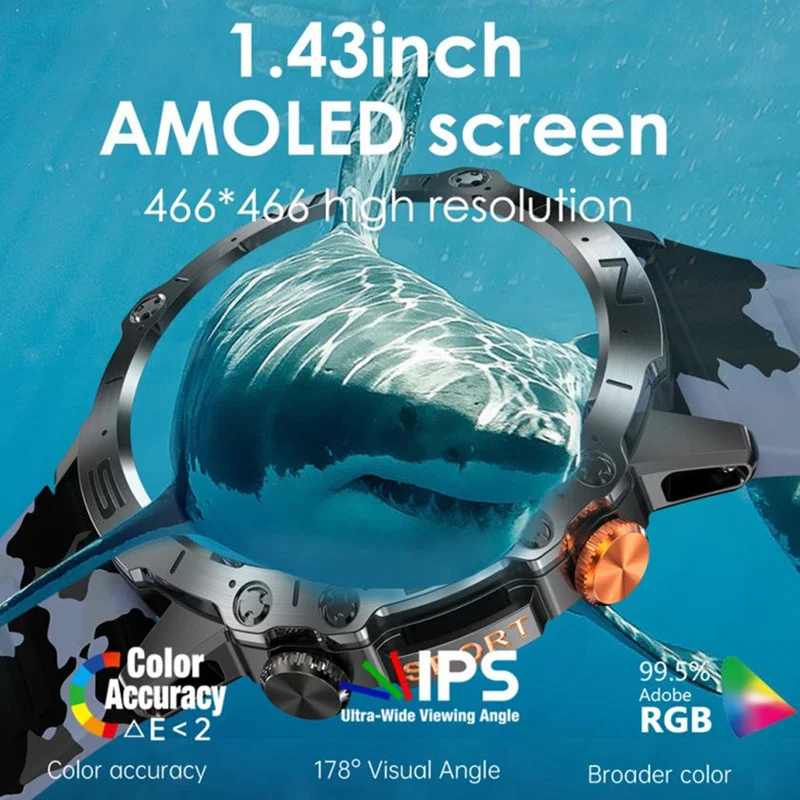  AMOLED Ʈ ġ, 1.43 ġ, 360mAh ͸, ɹڼ ,  ȭ ոð, K59