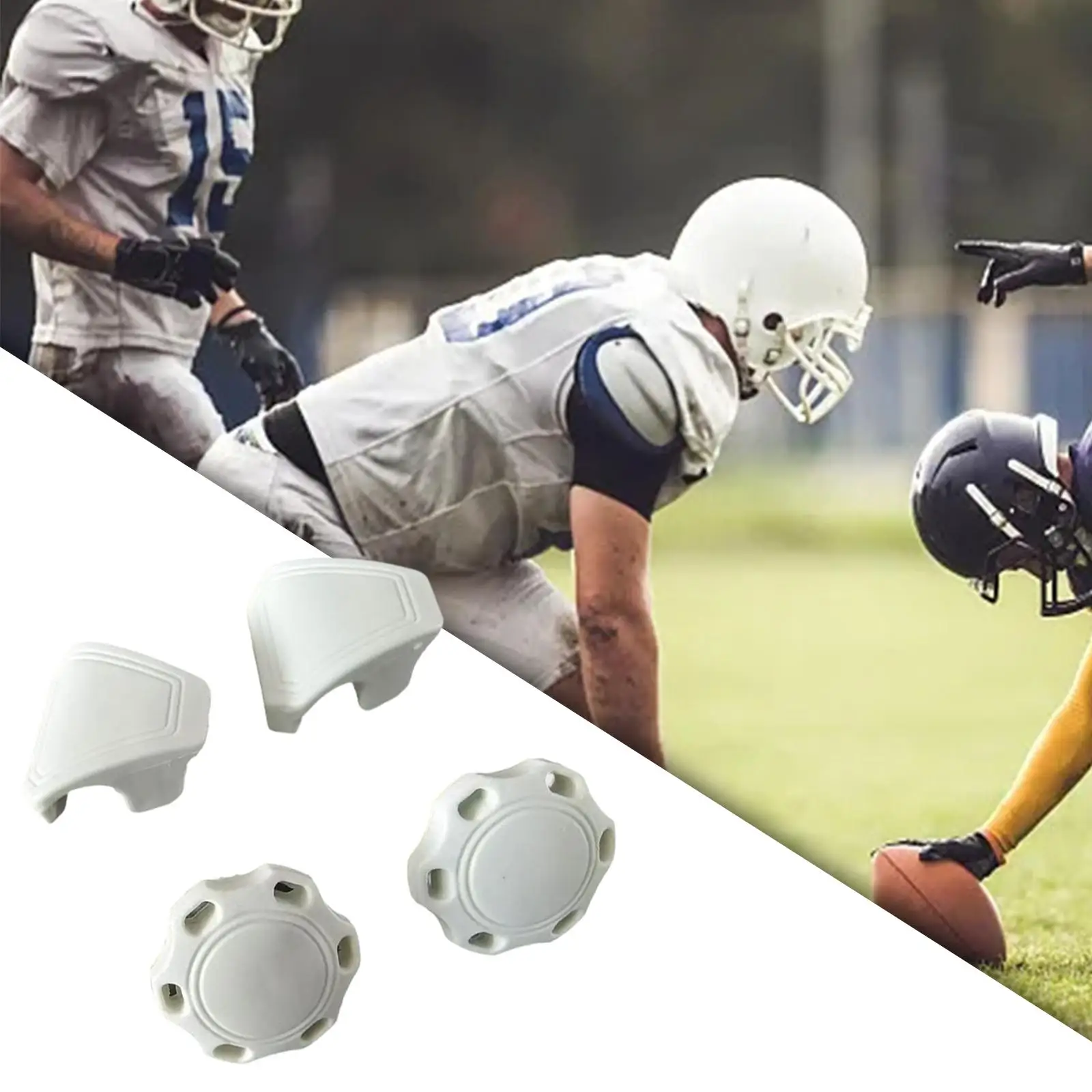 Football Visor Clips Universal Fit Portable Helmet Accessories Back up Hardwares Spare Parts for Youths Adults Thumb Screws