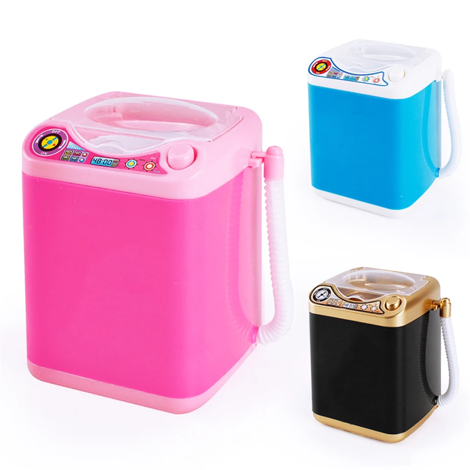 Tragbare Automatische Niedliche Kosmetik-Puderpuff-Waschmaschine Mini Elektrische Wimpernwaschmaschine Make-up-Pinsel-Reiniger – Detail 2