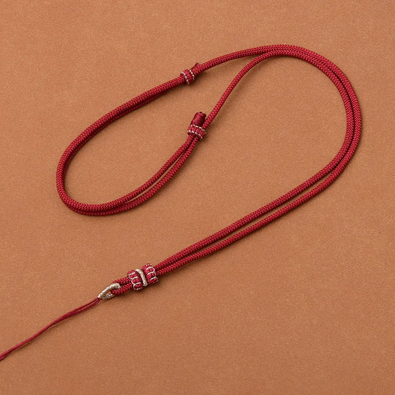 Hand-Knitted Adjustable Rope Necklace - Exquisite Women's Jewelry DIY Accessory