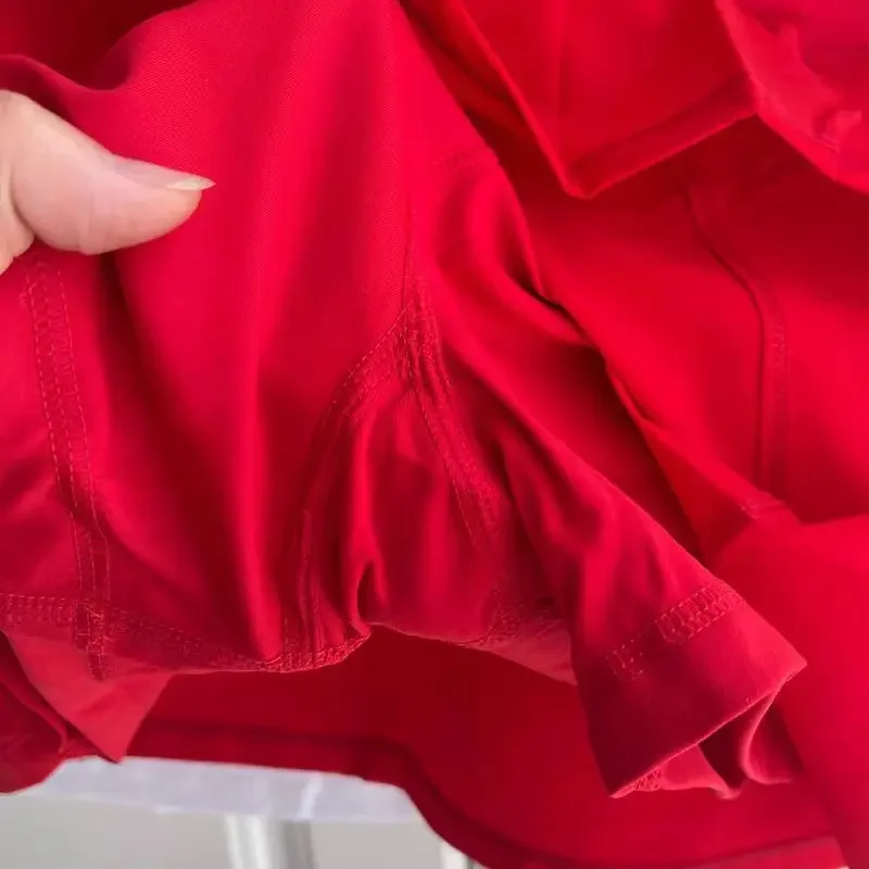 Lemon Sports Tennis Short Skirt Anti-slip Fake Two Pieces With Lining High Waist Pleated Skirt Pace Rival Yoga Fitness Skirt