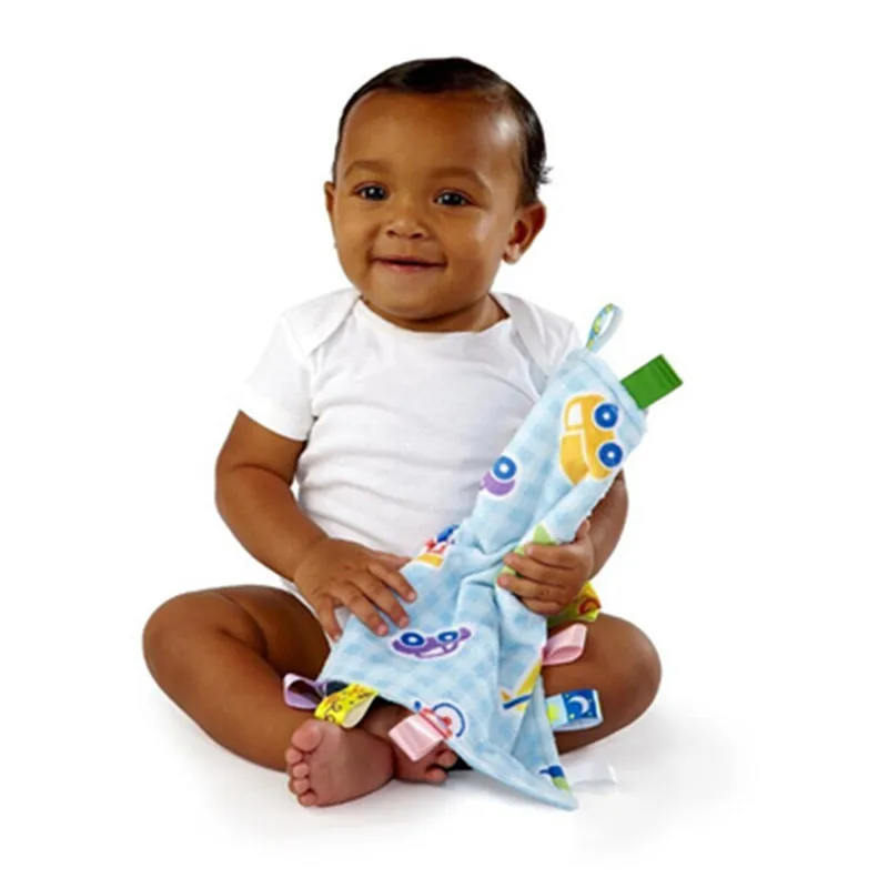 Baby Comforting taggies Blanket Multifunctional baby taggies toys soft toddler Grasping fantoche towel newborn reassure towel baby comforter blanket