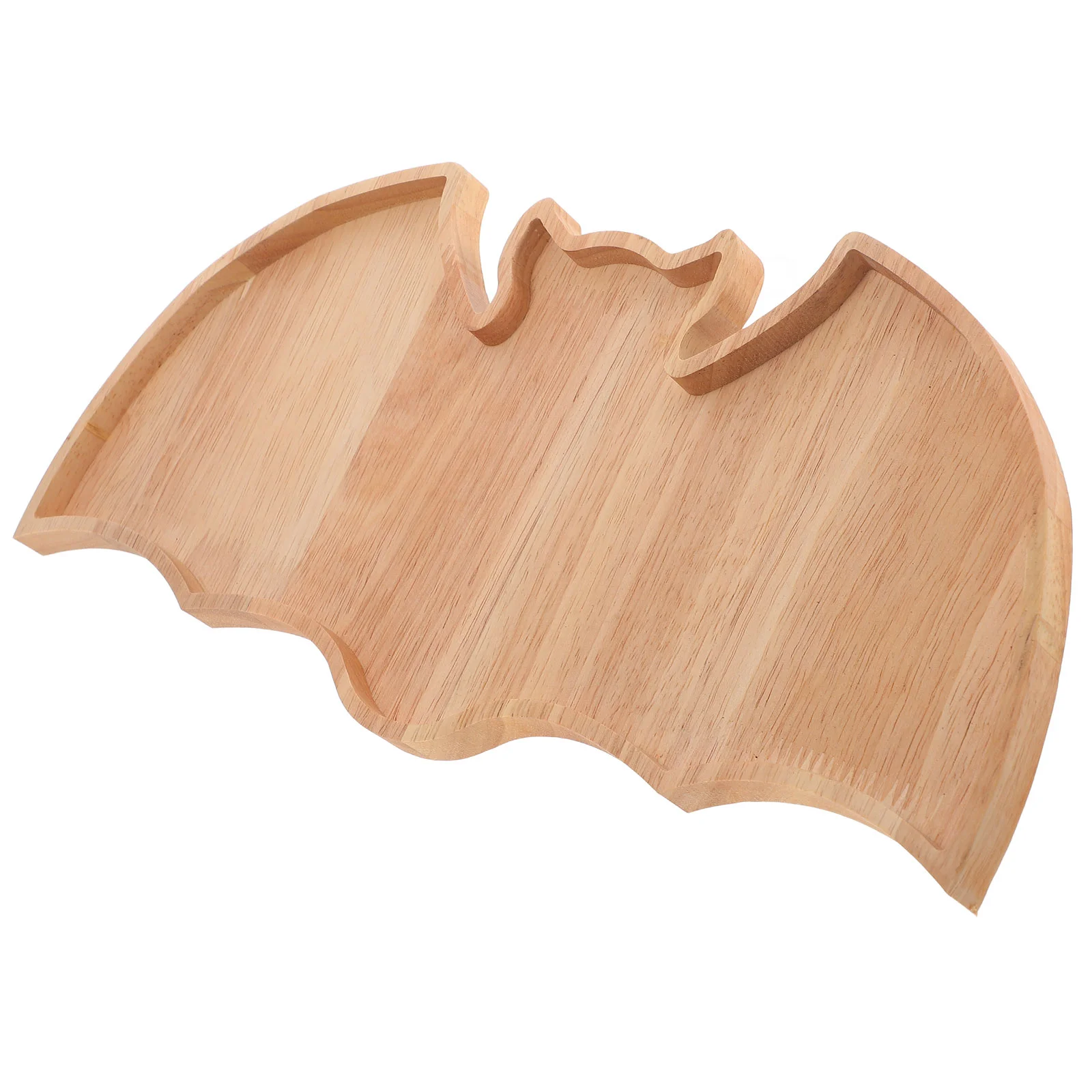 Halloween Dinnerware Tray Pastry Snack Platter Fruit Serving Plate Bread Tea Wood for Party 4
