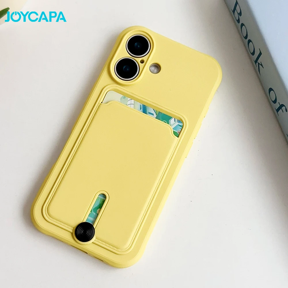 Streamlined Silicone Wallet Card Holder & Soft Bumper Phone Case