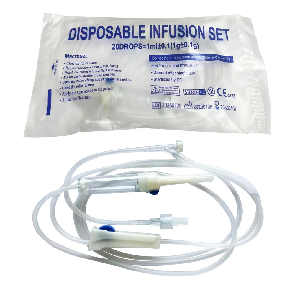 Einweg Tier Infusion Set Schraube Mund Infusion Schlauch Tier Tropf Injektion Erweiterte Infusion Tube