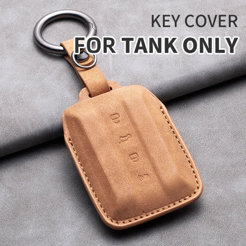 For TANK All Series Multi-styles Car Smart Key Case Cover Key Pack Remote Protection Sleeve Buckle Rope Auto Special Accessories