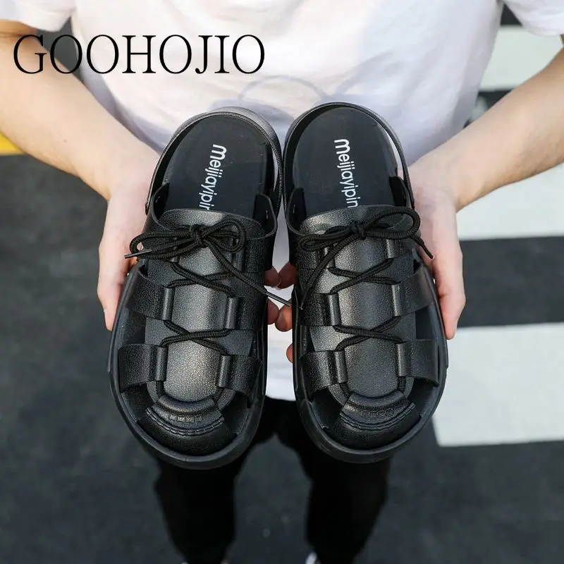 Summer Men Shoes High Quality Men Sandals Slipon Beach Men Slippers