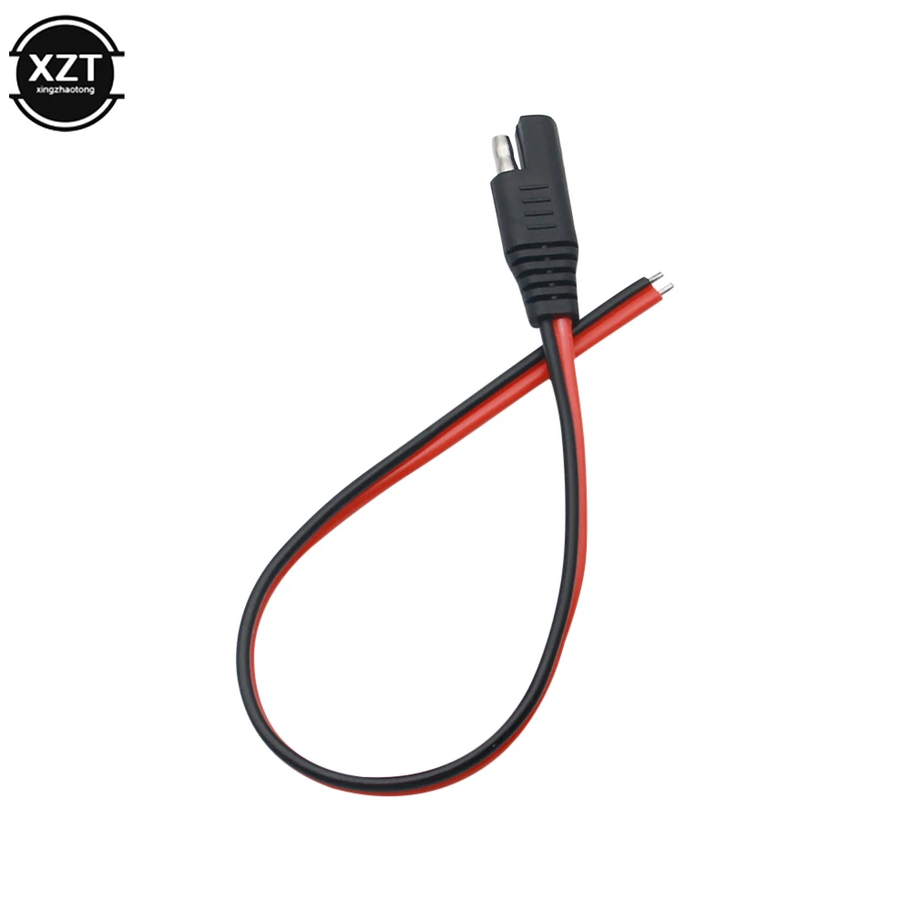 1pcs 30CM DIY SAE 10A Power Automotive Extension Cable 18AWG 2 Pin with SAE Connector Cable Quick Disconnect High Quality