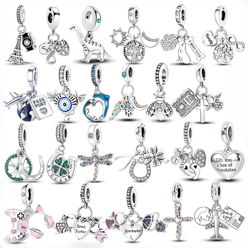 Бусина-подвеска для браслета Pandora, из серебра 925 пробы