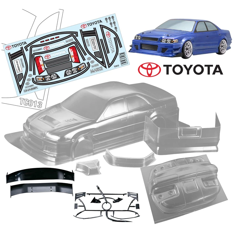 1/10 Toyota Mark Ii Chaser Clear Car 
