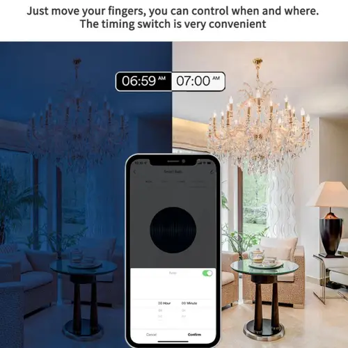 Kedia Tuya E14 스마트 지그비 와이파이 캔들 전구, 유럽 전구, RGB LED WW 램프, 스마트 라이프, 알렉사 구글 홈 앨리스 5