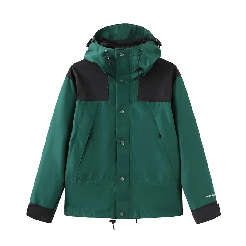 American TNF Classic 1990 Outdoor Stormsuit Loose And Wind Resistant Men's Hooded Jacket Women's Mountaineering Sweater 4