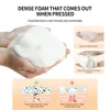 Turmeric Cleansing Mousse Exfoliating Gentle Pore Cleansing Foam Cleanser Oil Control Blackhead Remover Skin Cleansing Mousse 5