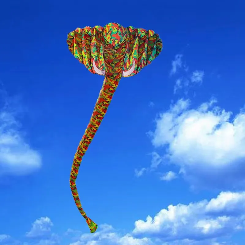 free shipping elephant kite flying soft giant kite 3d professional wind kites ripstop nylon fabric inflatable toys animal kite 2