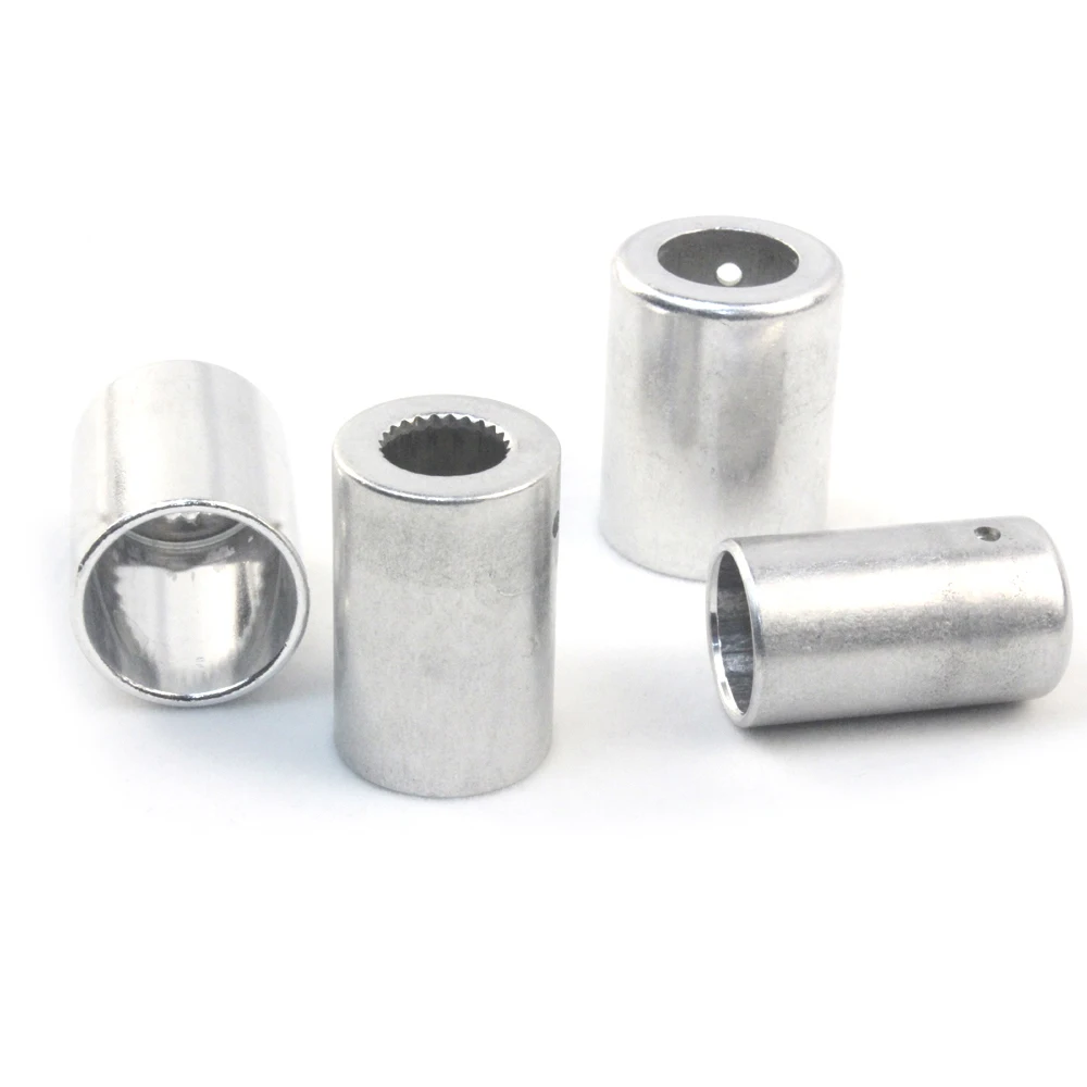 Aluminum ferrule A/C gas hose pipe crimp sleeves R12 R134A 3/8'' 1/2'' 5/8'' 3/4'' hose air conditioning joint 4pcs/Pack aluminum ferrule