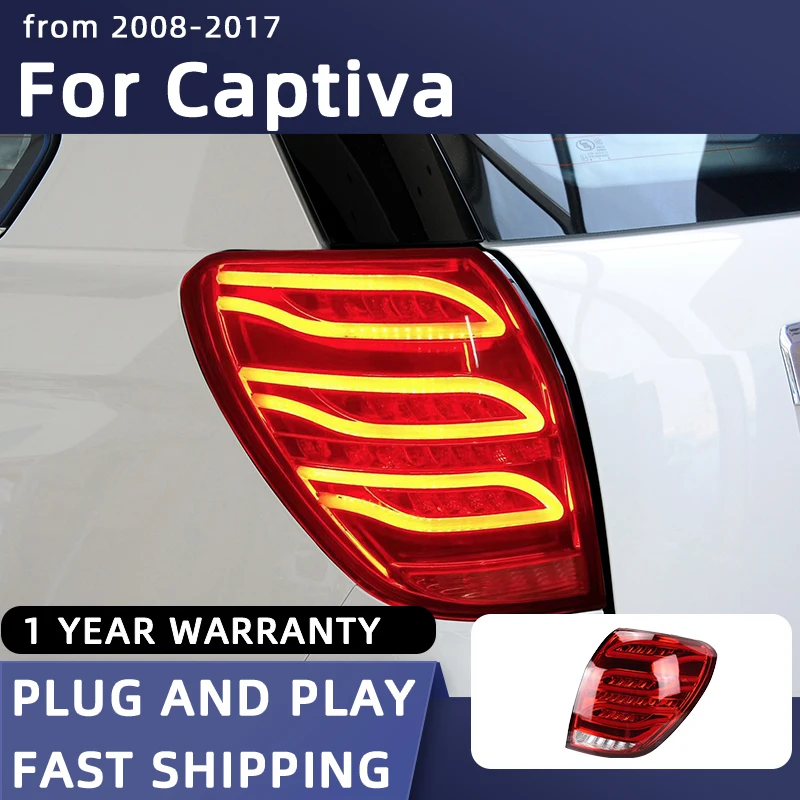 

Автомобильный Стайлинг, задние фары для Chevrolet Captiva светодиодный Tail 2008-2016, задний фонарь DRL, Задний сигнал поворота, автомобильные аксессуары
