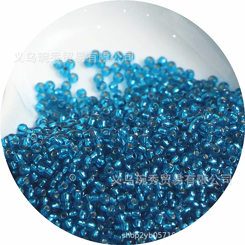 Filled Silver Glass Rice Beads for Handmade DIY Jewelry Accessories