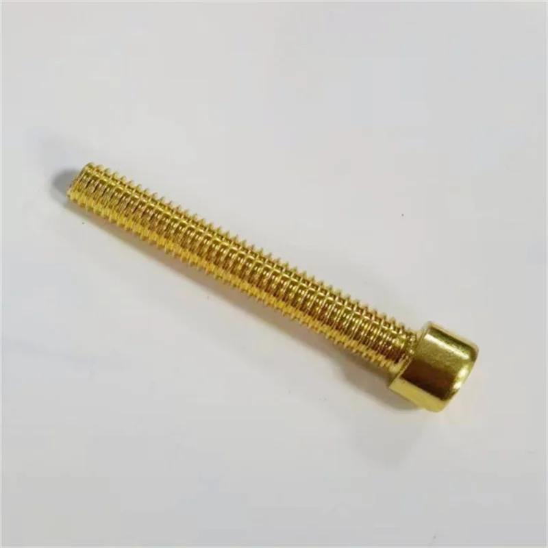 Hex Socket Cap Head Screw 5pcs-10pcs DIN912 Titanium-plated Colorful Stainless Steel M3 M4 M5 M6