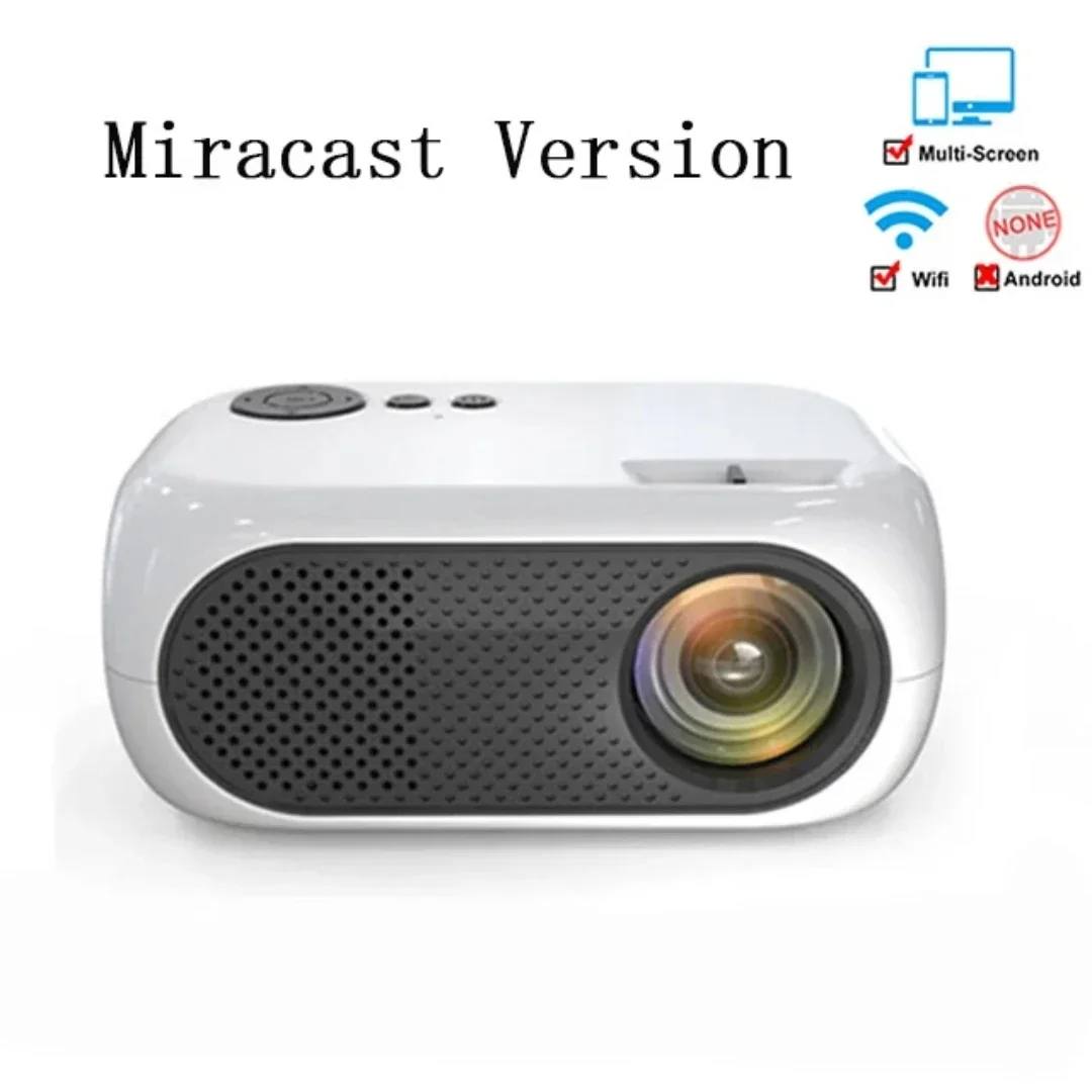 

Salange M24 Mini Projector LED Portable Beamer Compatible with HDMI USB 640*480P Support 1080P Video Projetor Kids Gift