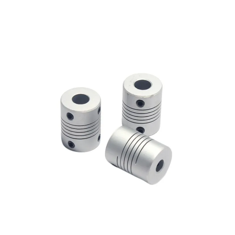 1pcs D19L25 aluminum alloy elastic coupling winding screw motor encoder inner hole 2mm 3mm 4mm 5mm 6mm 7mm 8mm 10mm 3.175 6.35mm