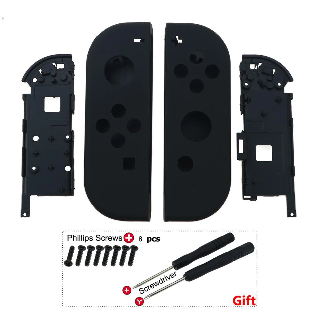 for Nintendo Switch Replacement Housing Transparent Shell Cover for NS Joy Con NS JoyCons Controller shell Case DIY Accessories